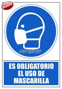 Obligatorio el uso de mascarilla de seguridad